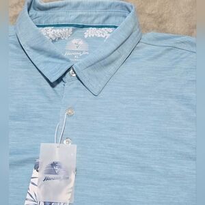 NWT Havana Jim Light Blue Polo Shirt Mens Sz XL Golfing Polyester Golf Shirt